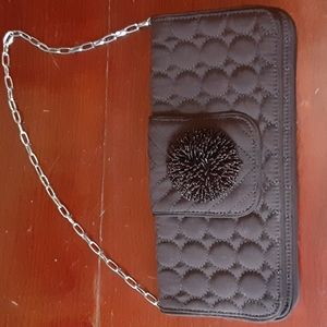 🎃 Vera Bradley Dazzle Clutch Espresso purse